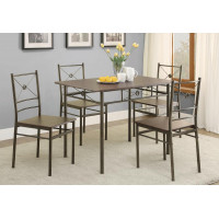 Coaster Furniture 100033 5-piece Rectangular Dining Set Dark Bronze